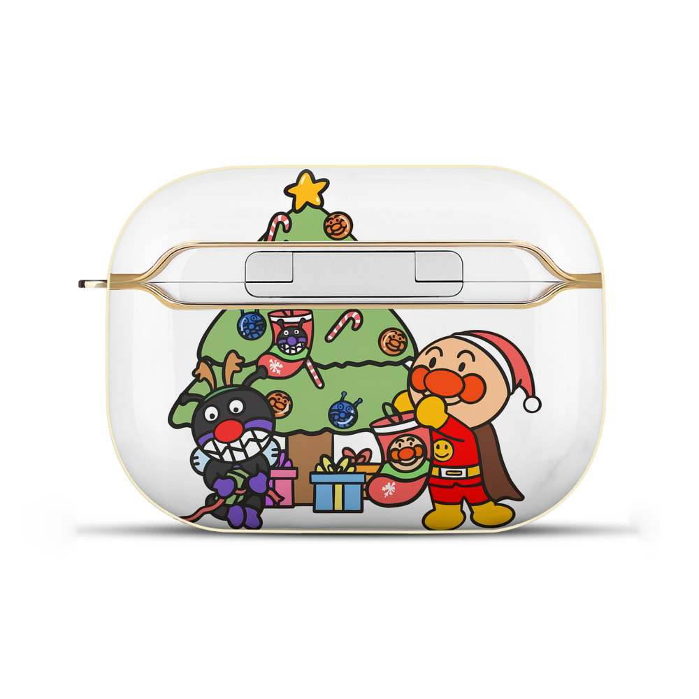 （画像用） アンパンマン Anpanman 【AirPods Pro用】ハードシェル保護ケース｜耐衝撃・防指紋・カラビナ付き商品仕様