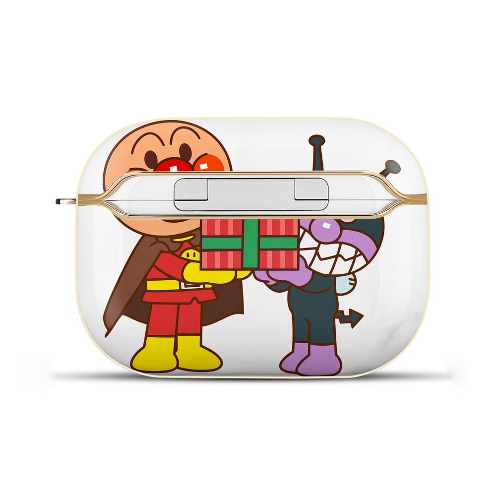 （画像用） アンパンマン Anpanman 【AirPods Pro用】ハードシェル保護ケース｜耐衝撃・防指紋・カラビナ付き商品仕様