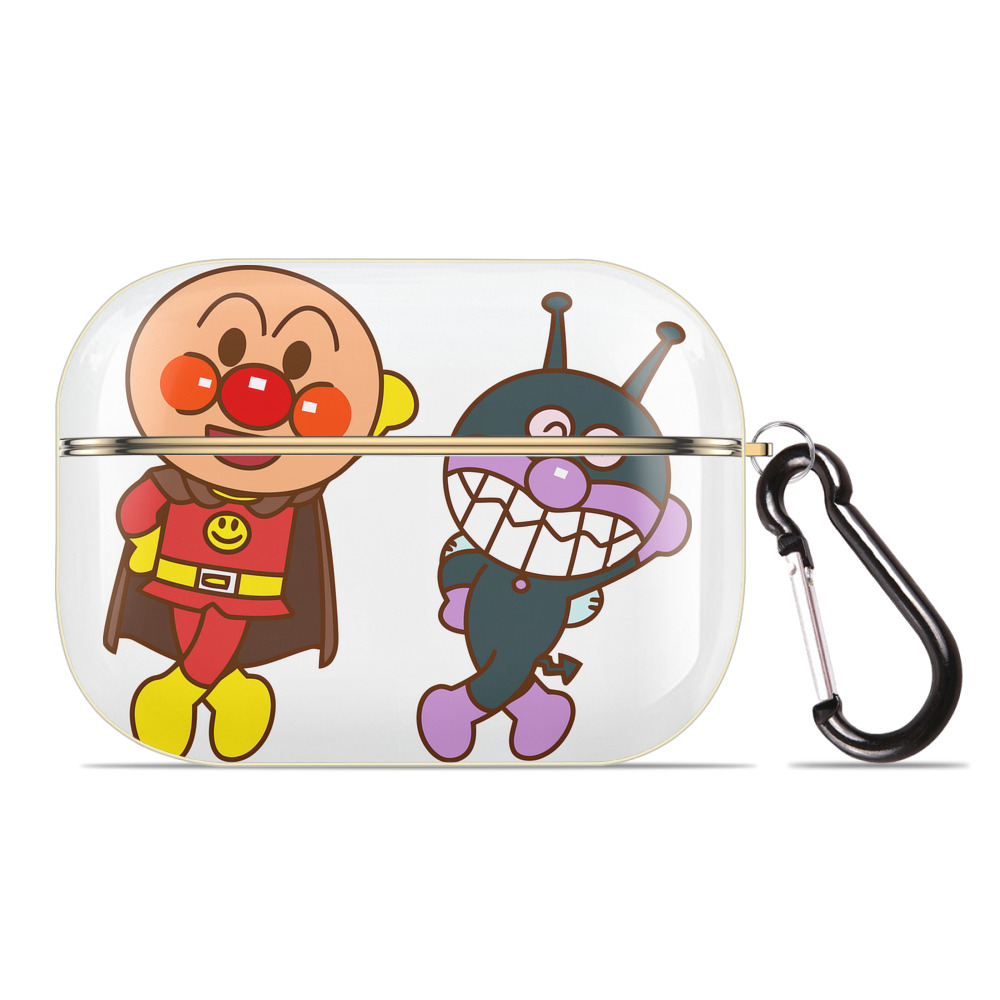 （画像用） アンパンマン Anpanman 【AirPods Pro用】ハードシェル保護ケース｜耐衝撃・防指紋・カラビナ付き商品仕様