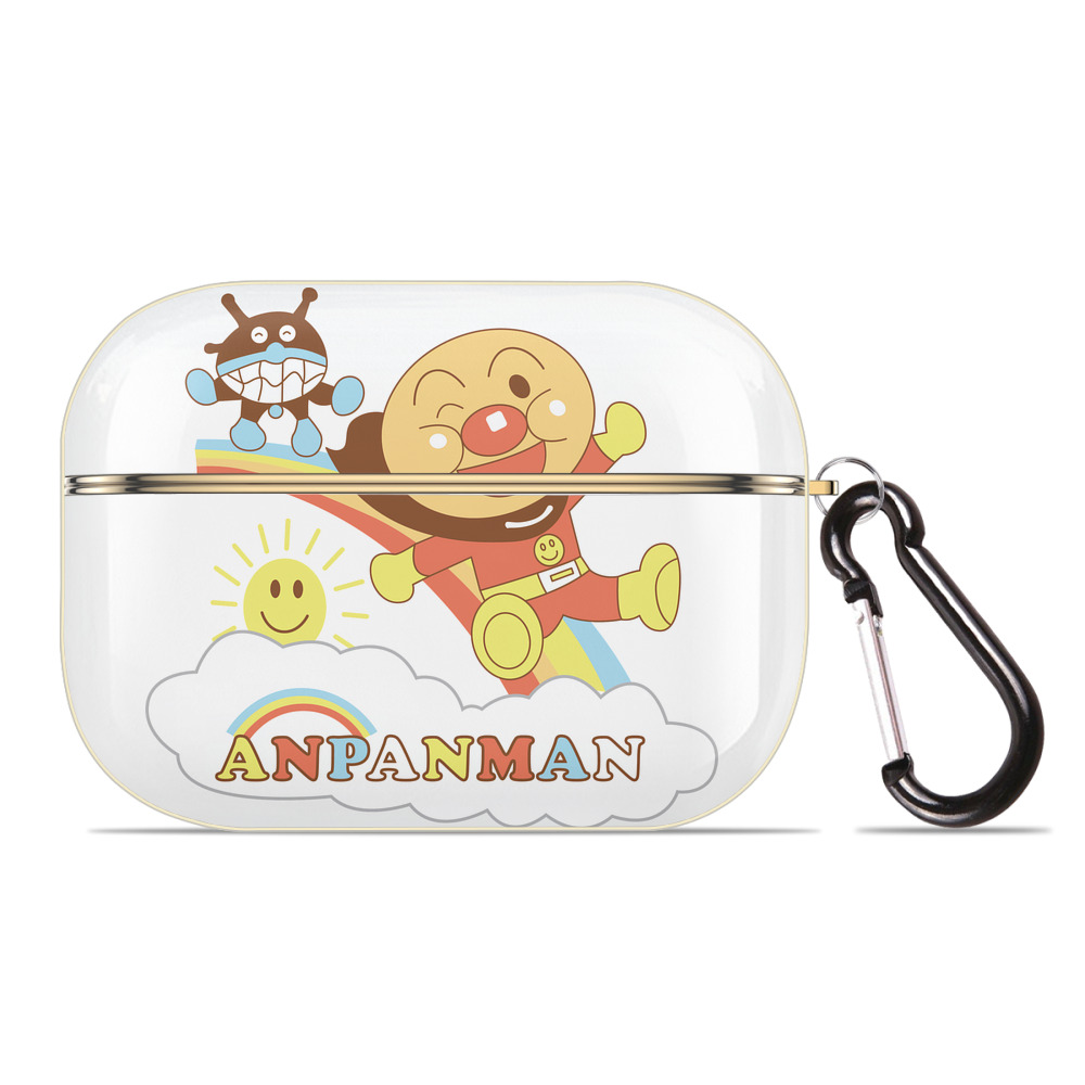 （画像用） アンパンマン Anpanman 【AirPods Pro用】ハードシェル保護ケース｜耐衝撃・防指紋・カラビナ付き商品仕様