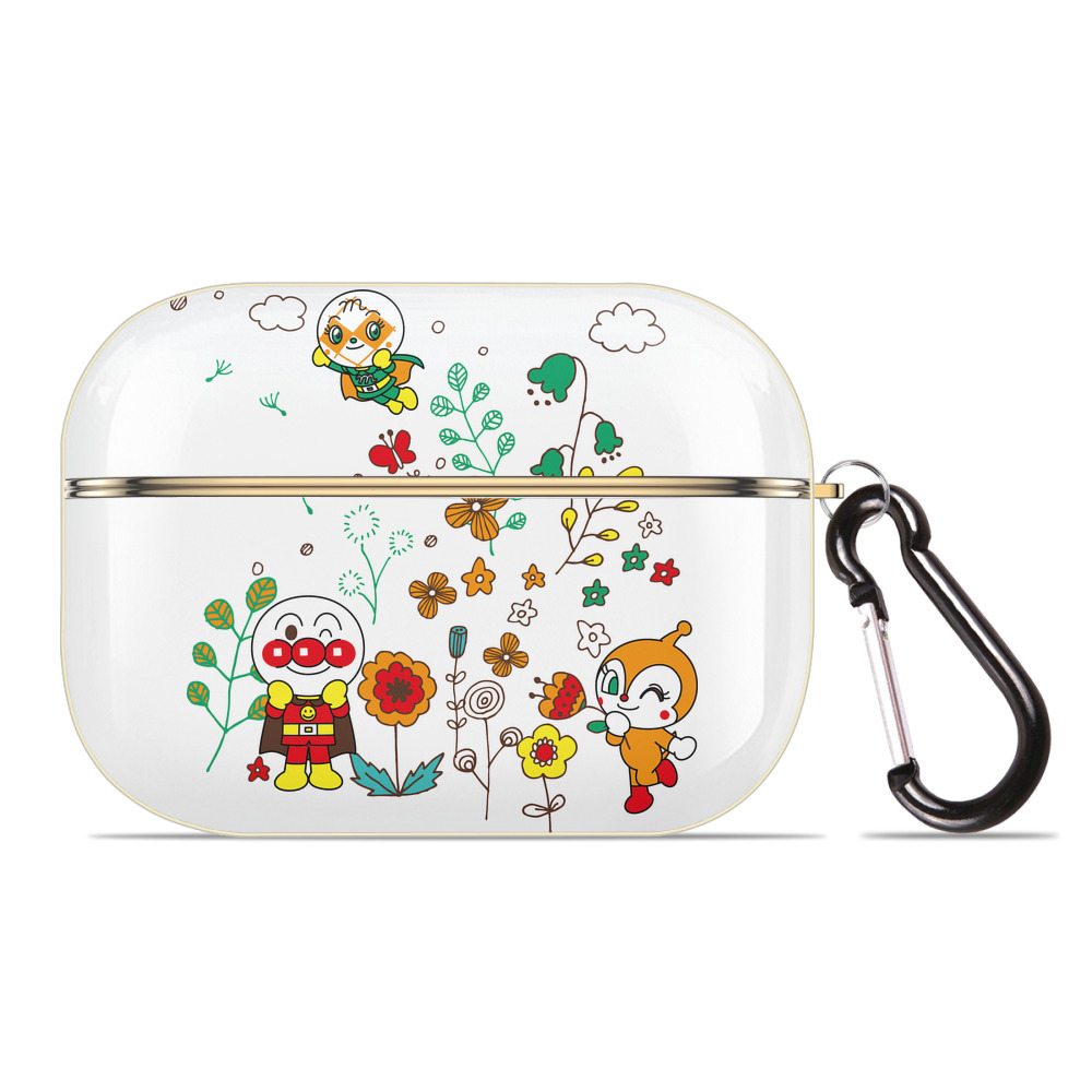 （画像用） アンパンマン Anpanman 【AirPods Pro用】ハードシェル保護ケース｜耐衝撃・防指紋・カラビナ付き商品仕様