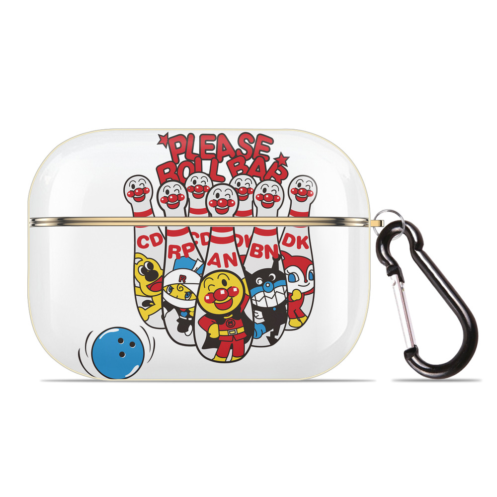 （画像用） アンパンマン Anpanman 【AirPods Pro用】ハードシェル保護ケース｜耐衝撃・防指紋・カラビナ付き商品仕様