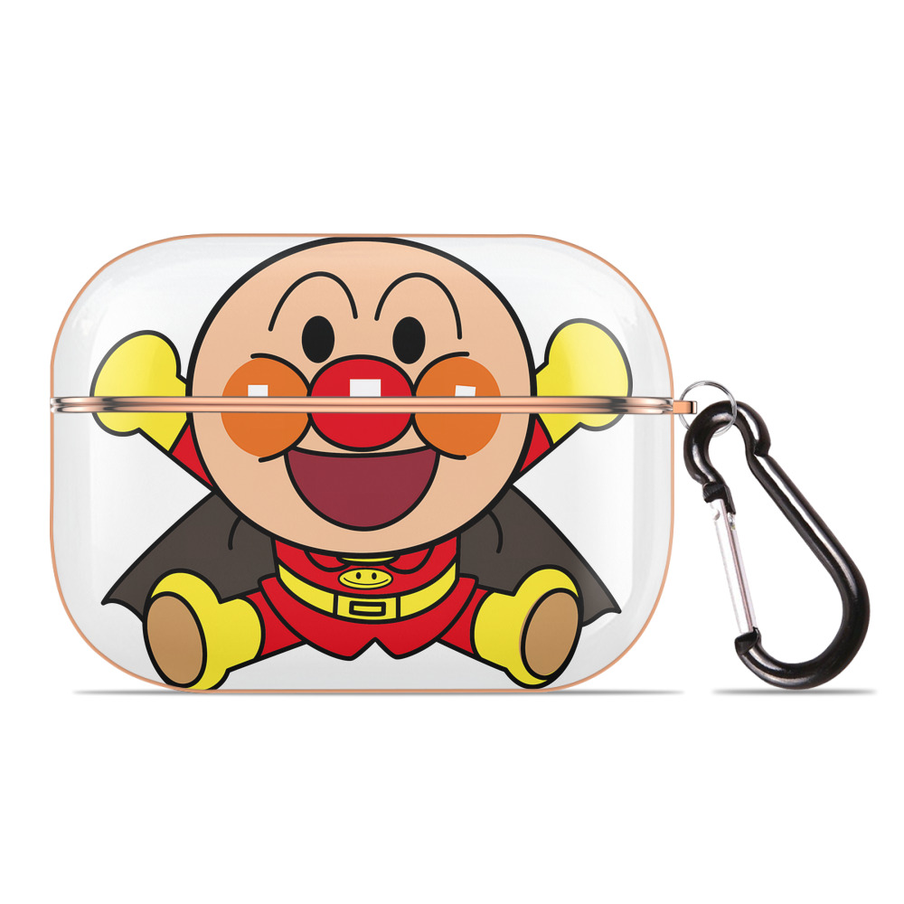 （画像用） アンパンマン Anpanman 【AirPods Pro用】ハードシェル保護ケース｜耐衝撃・防指紋・カラビナ付き商品仕様