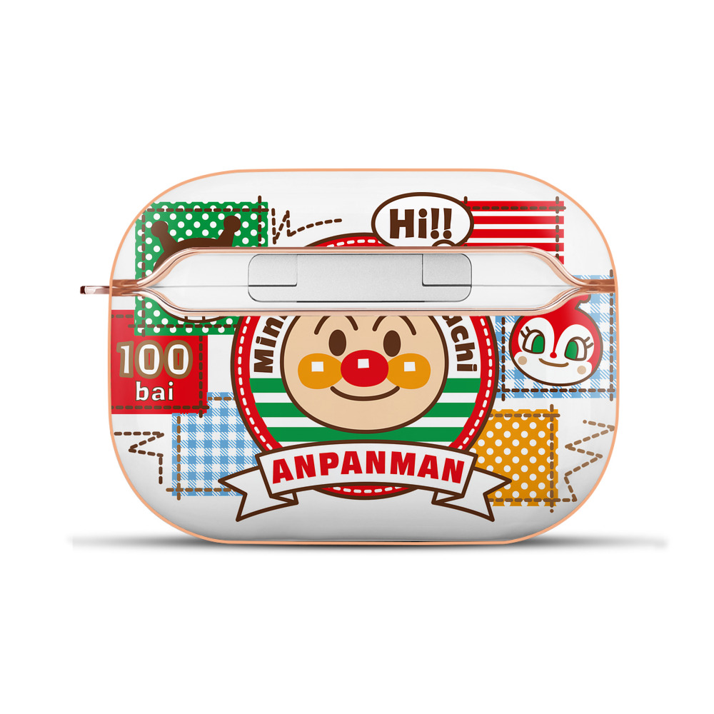 （画像用） アンパンマン Anpanman 【AirPods Pro用】ハードシェル保護ケース｜耐衝撃・防指紋・カラビナ付き商品仕様