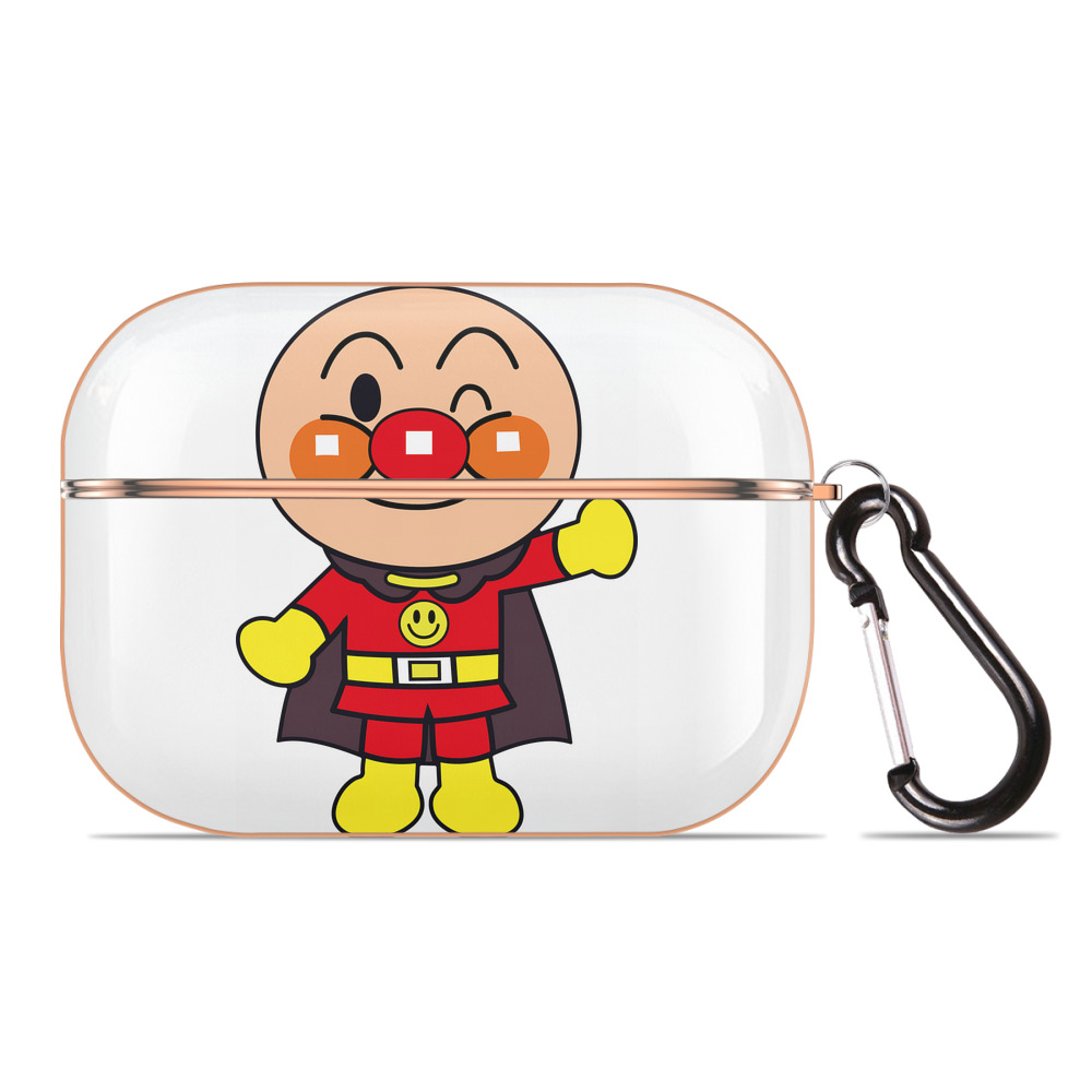 （画像用） アンパンマン Anpanman 【AirPods Pro用】ハードシェル保護ケース｜耐衝撃・防指紋・カラビナ付き商品仕様