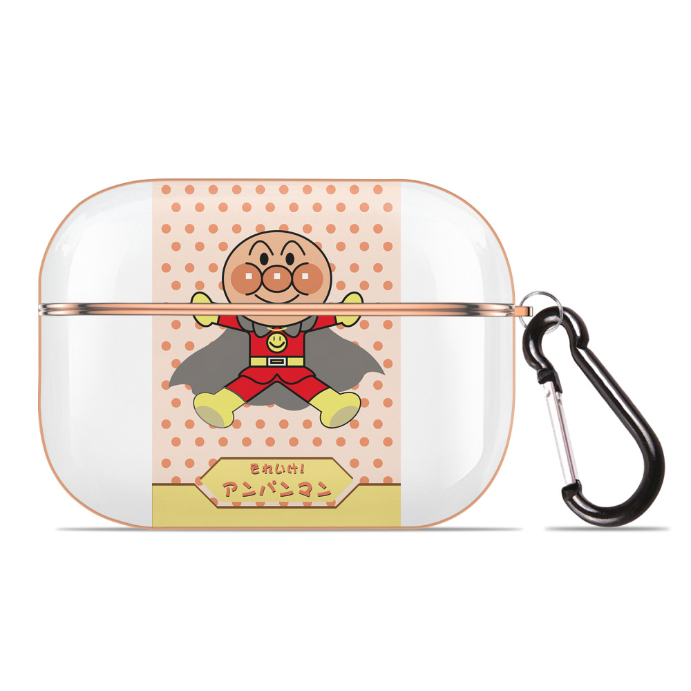 （画像用） アンパンマン Anpanman 【AirPods Pro用】ハードシェル保護ケース｜耐衝撃・防指紋・カラビナ付き商品仕様
