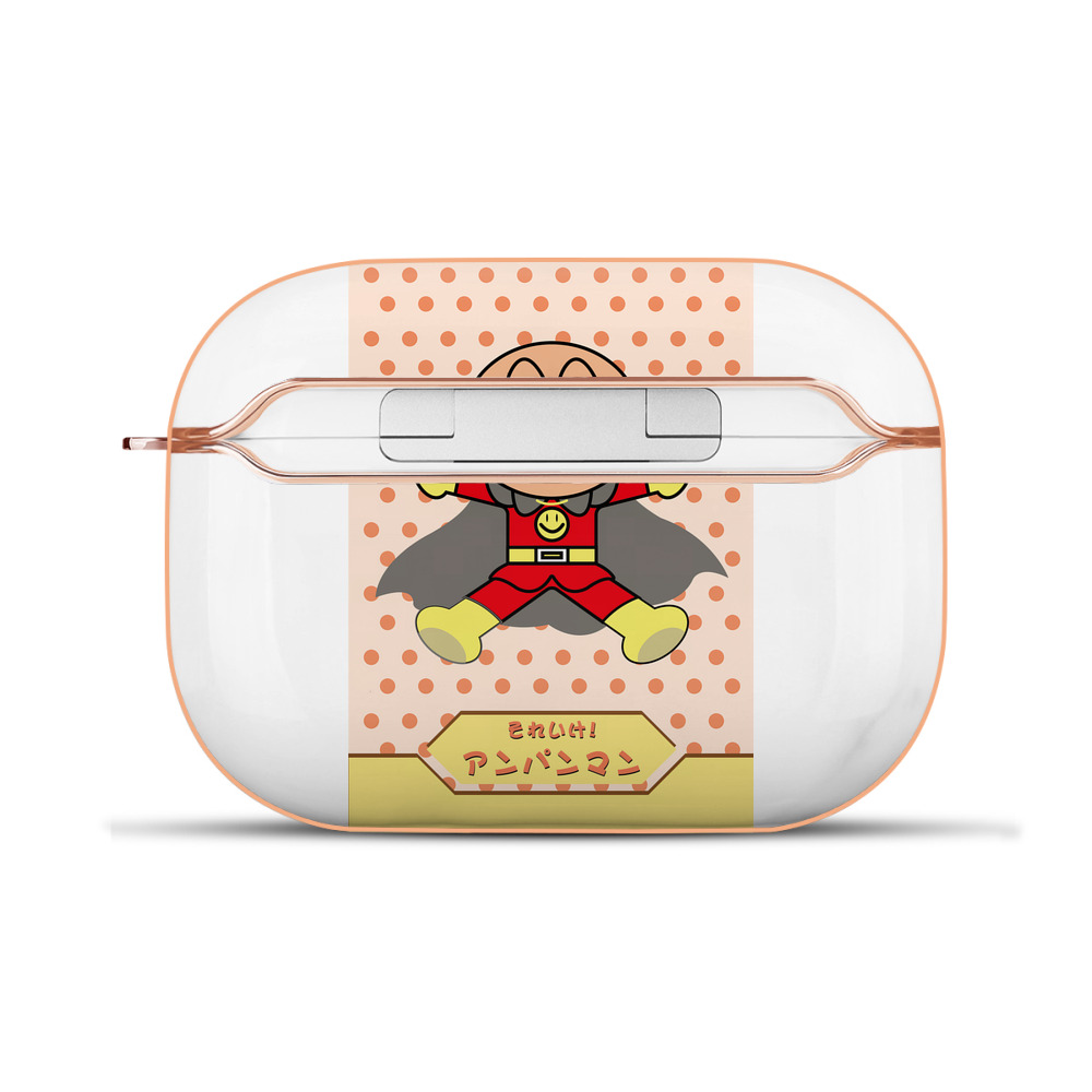 （画像用） アンパンマン Anpanman 【AirPods Pro用】ハードシェル保護ケース｜耐衝撃・防指紋・カラビナ付き商品仕様