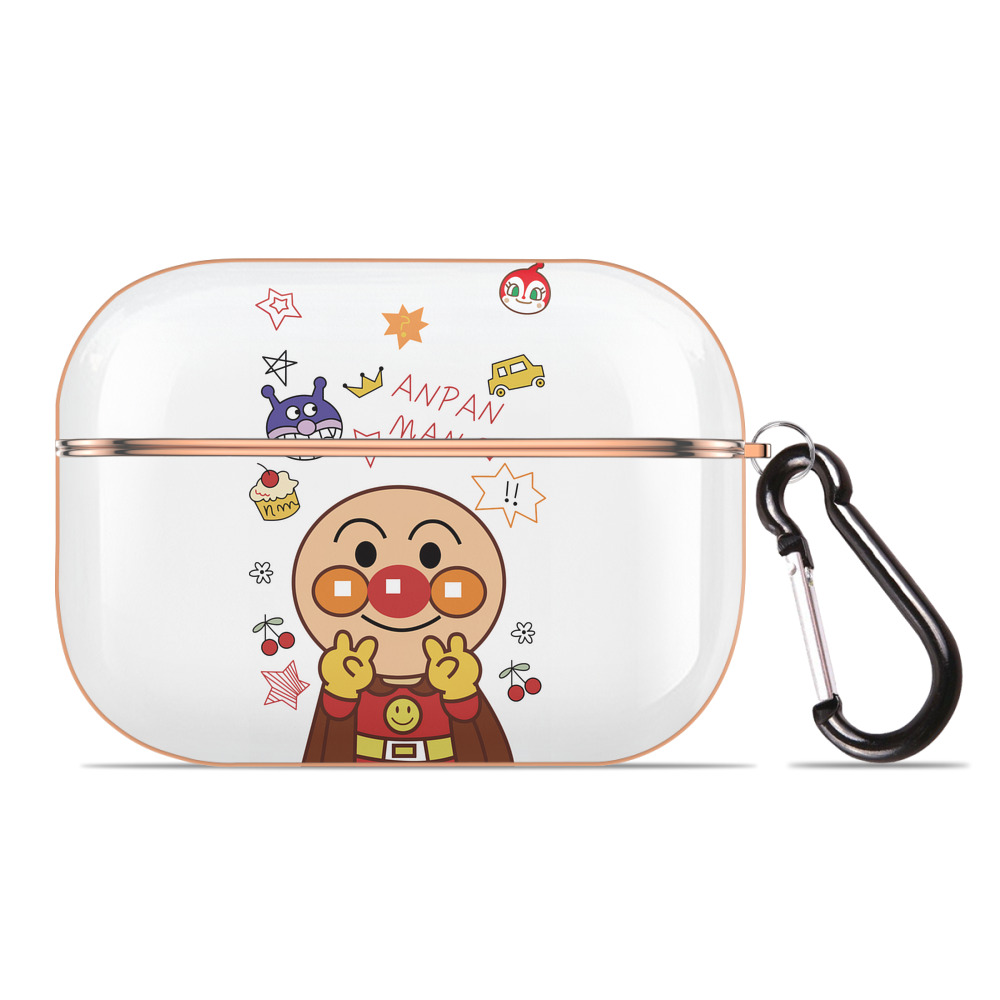 （画像用） アンパンマン Anpanman 【AirPods Pro用】ハードシェル保護ケース｜耐衝撃・防指紋・カラビナ付き商品仕様