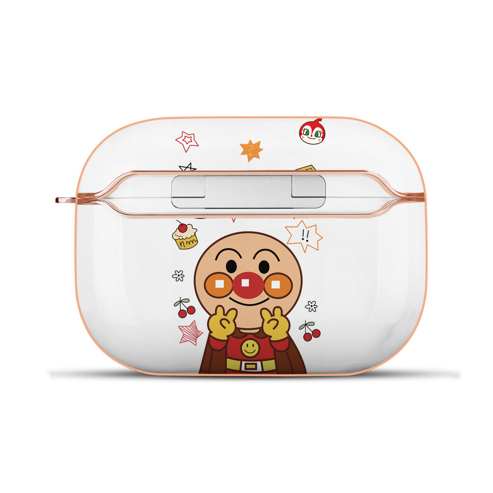 （画像用） アンパンマン Anpanman 【AirPods Pro用】ハードシェル保護ケース｜耐衝撃・防指紋・カラビナ付き商品仕様