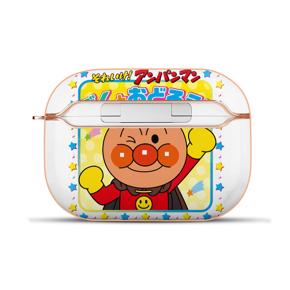 （画像用） アンパンマン Anpanman 【AirPods Pro用】ハードシェル保護ケース｜耐衝撃・防指紋・カラビナ付き商品仕様