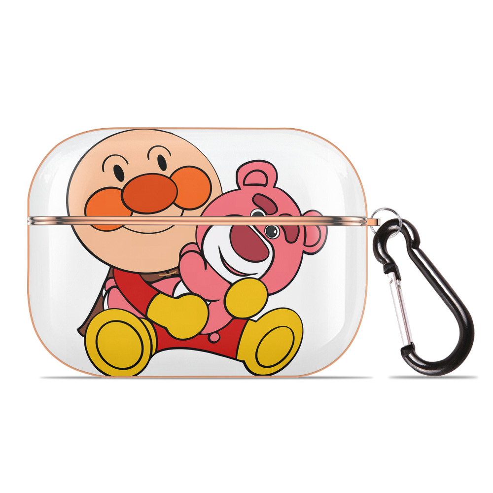 （画像用） アンパンマン Anpanman 【AirPods Pro用】ハードシェル保護ケース｜耐衝撃・防指紋・カラビナ付き商品仕様