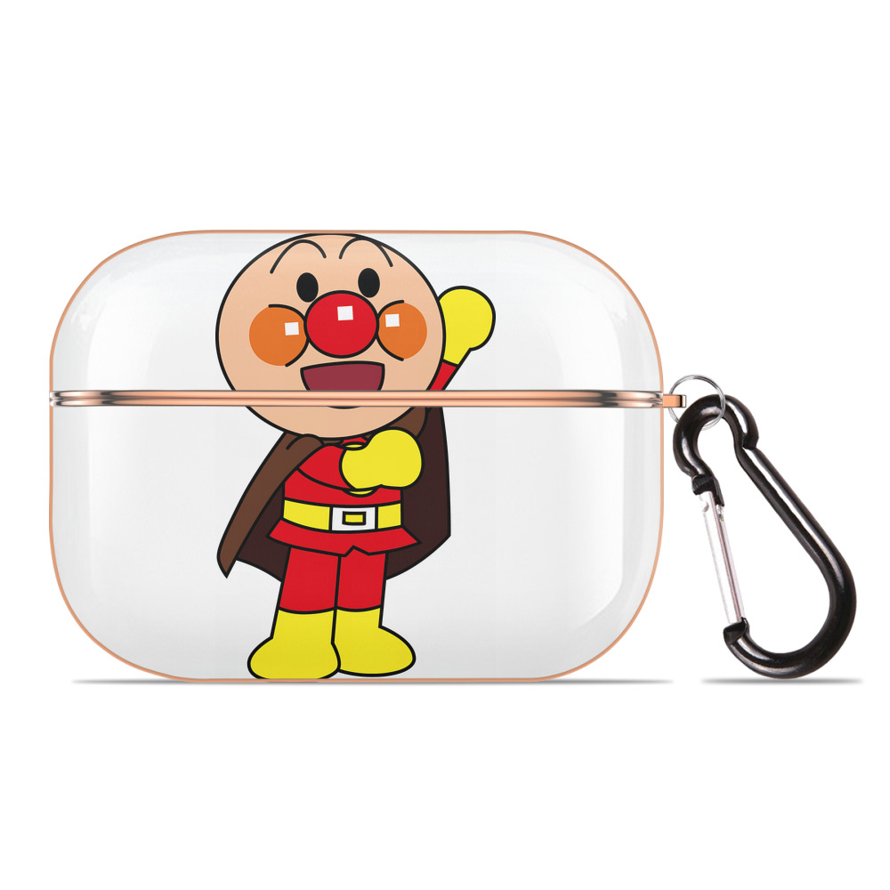 （画像用） アンパンマン Anpanman 【AirPods Pro用】ハードシェル保護ケース｜耐衝撃・防指紋・カラビナ付き商品仕様