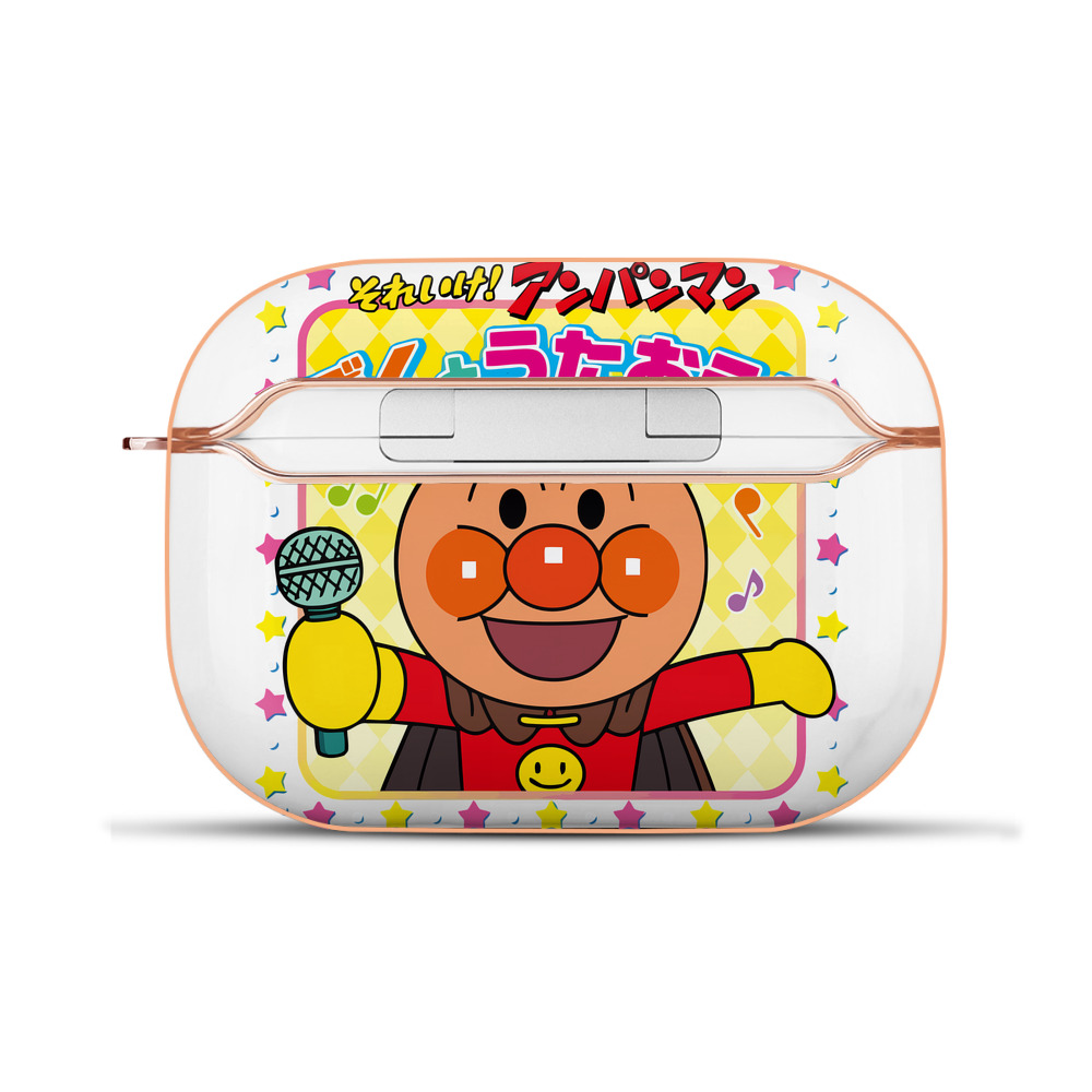 （画像用） アンパンマン Anpanman 【AirPods Pro用】ハードシェル保護ケース｜耐衝撃・防指紋・カラビナ付き商品仕様