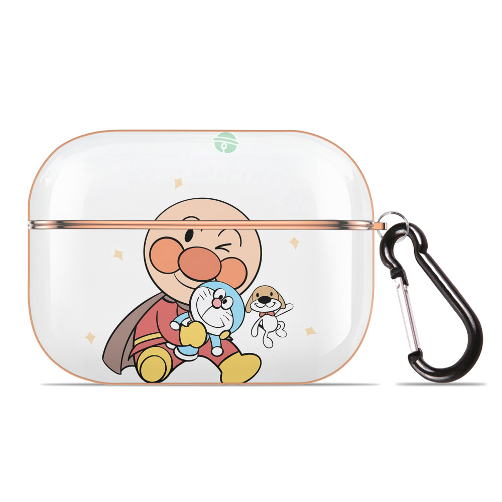 （画像用） アンパンマン Anpanman 【AirPods Pro用】ハードシェル保護ケース｜耐衝撃・防指紋・カラビナ付き商品仕様