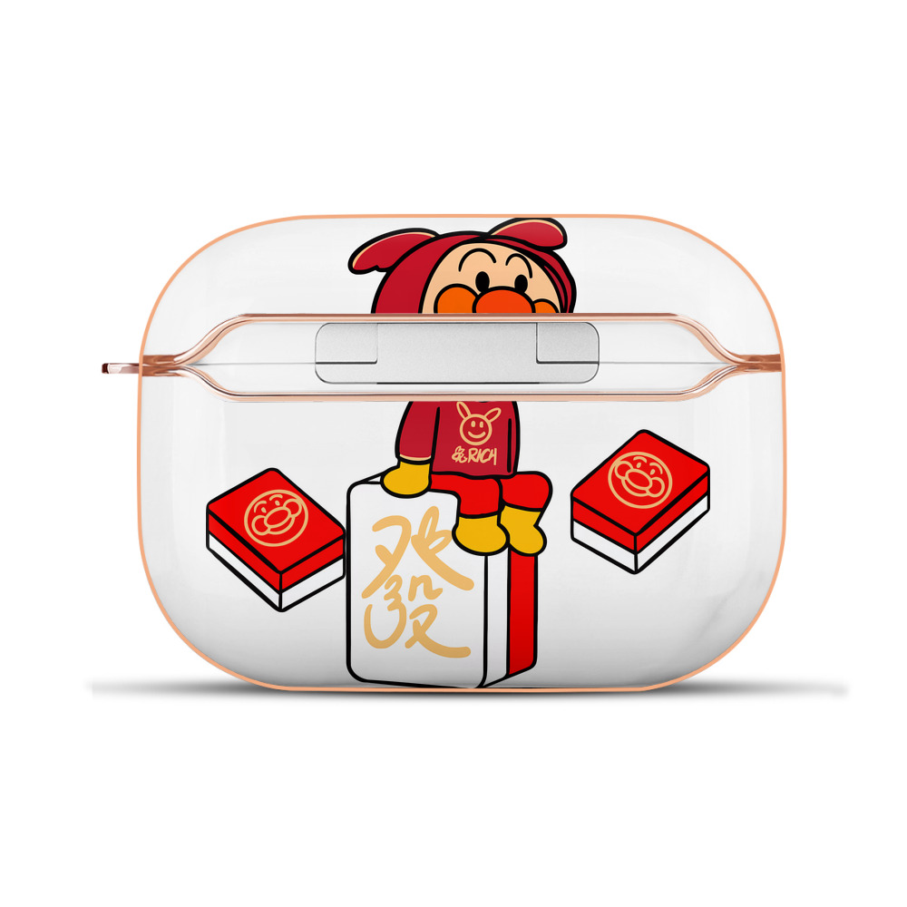 （画像用） アンパンマン Anpanman 【AirPods Pro用】ハードシェル保護ケース｜耐衝撃・防指紋・カラビナ付き商品仕様