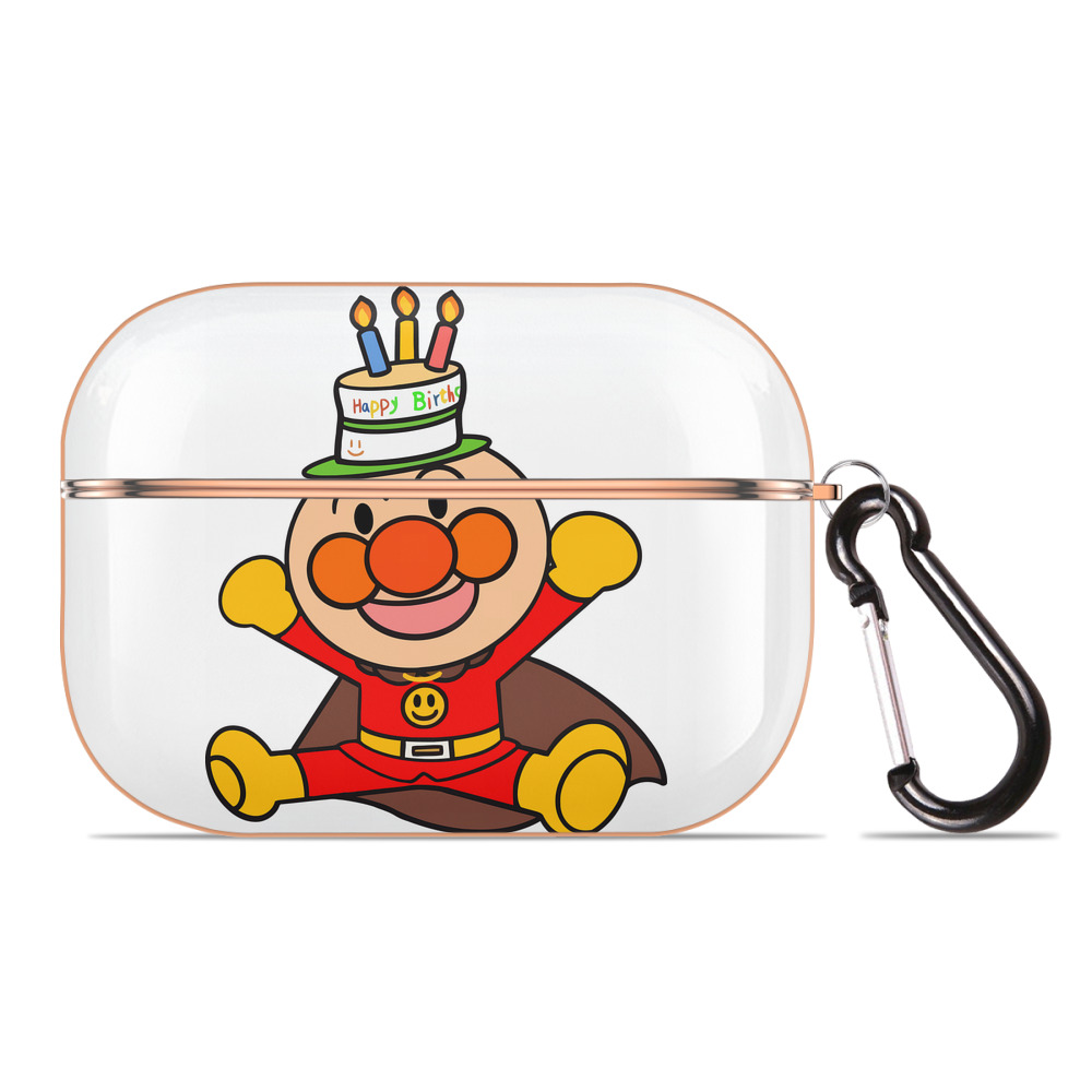 （画像用） アンパンマン Anpanman 【AirPods Pro用】ハードシェル保護ケース｜耐衝撃・防指紋・カラビナ付き商品仕様