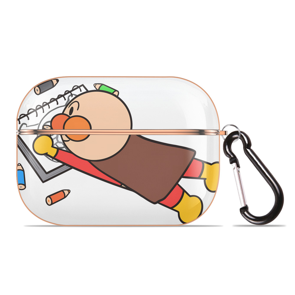 （画像用） アンパンマン Anpanman 【AirPods Pro用】ハードシェル保護ケース｜耐衝撃・防指紋・カラビナ付き商品仕様