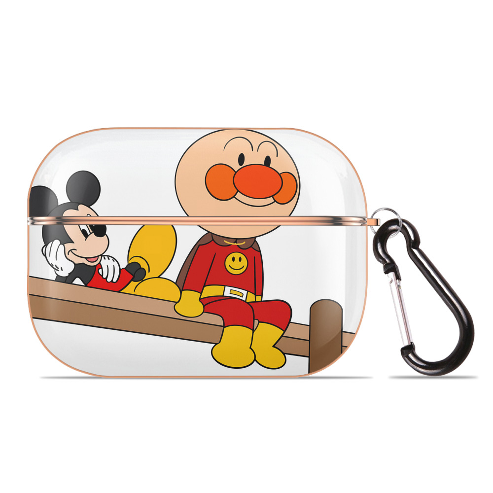 （画像用） アンパンマン Anpanman 【AirPods Pro用】ハードシェル保護ケース｜耐衝撃・防指紋・カラビナ付き商品仕様