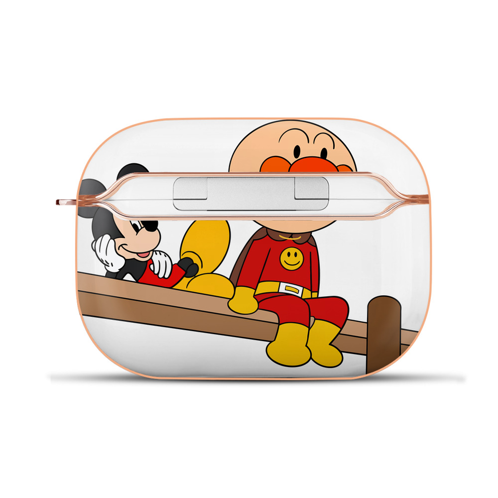 （画像用） アンパンマン Anpanman 【AirPods Pro用】ハードシェル保護ケース｜耐衝撃・防指紋・カラビナ付き商品仕様