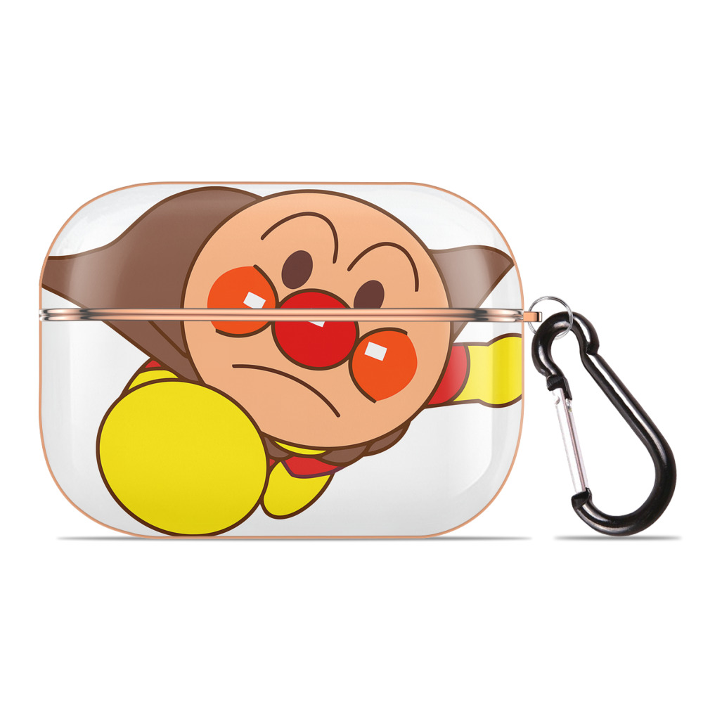 （画像用） アンパンマン Anpanman 【AirPods Pro用】ハードシェル保護ケース｜耐衝撃・防指紋・カラビナ付き商品仕様