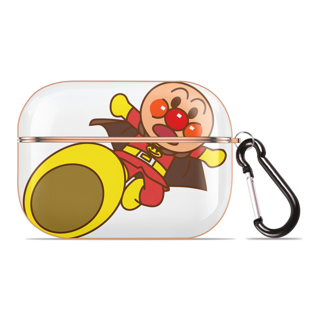 （画像用） アンパンマン Anpanman 【AirPods Pro用】ハードシェル保護ケース｜耐衝撃・防指紋・カラビナ付き商品仕様