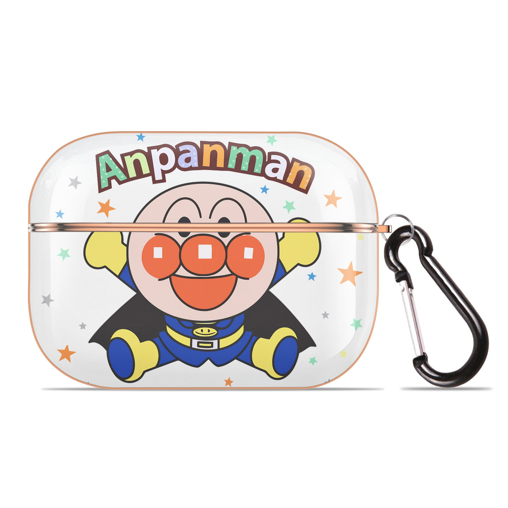 （画像用） アンパンマン Anpanman 【AirPods Pro用】ハードシェル保護ケース｜耐衝撃・防指紋・カラビナ付き商品仕様