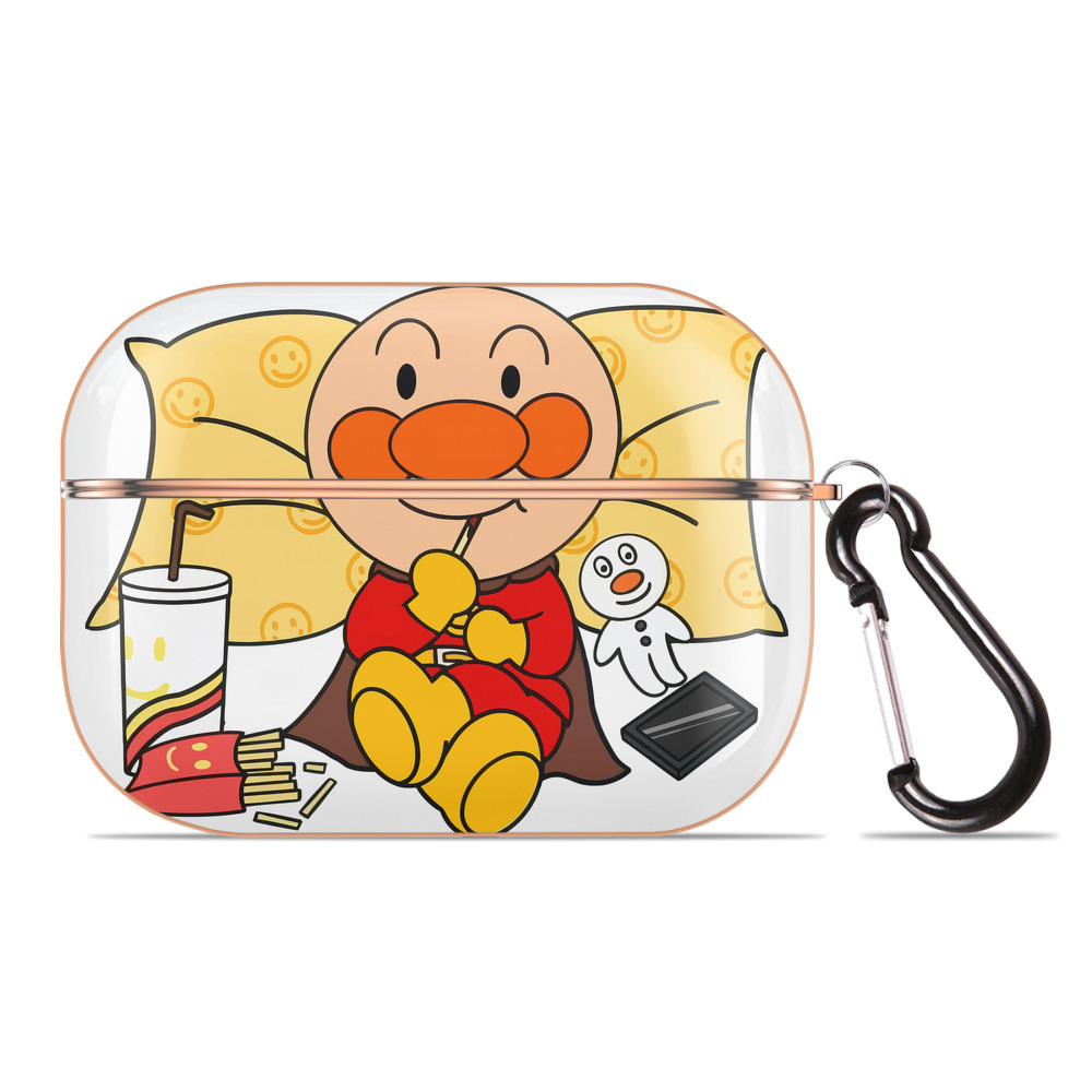 （画像用） アンパンマン Anpanman 【AirPods Pro用】ハードシェル保護ケース｜耐衝撃・防指紋・カラビナ付き商品仕様