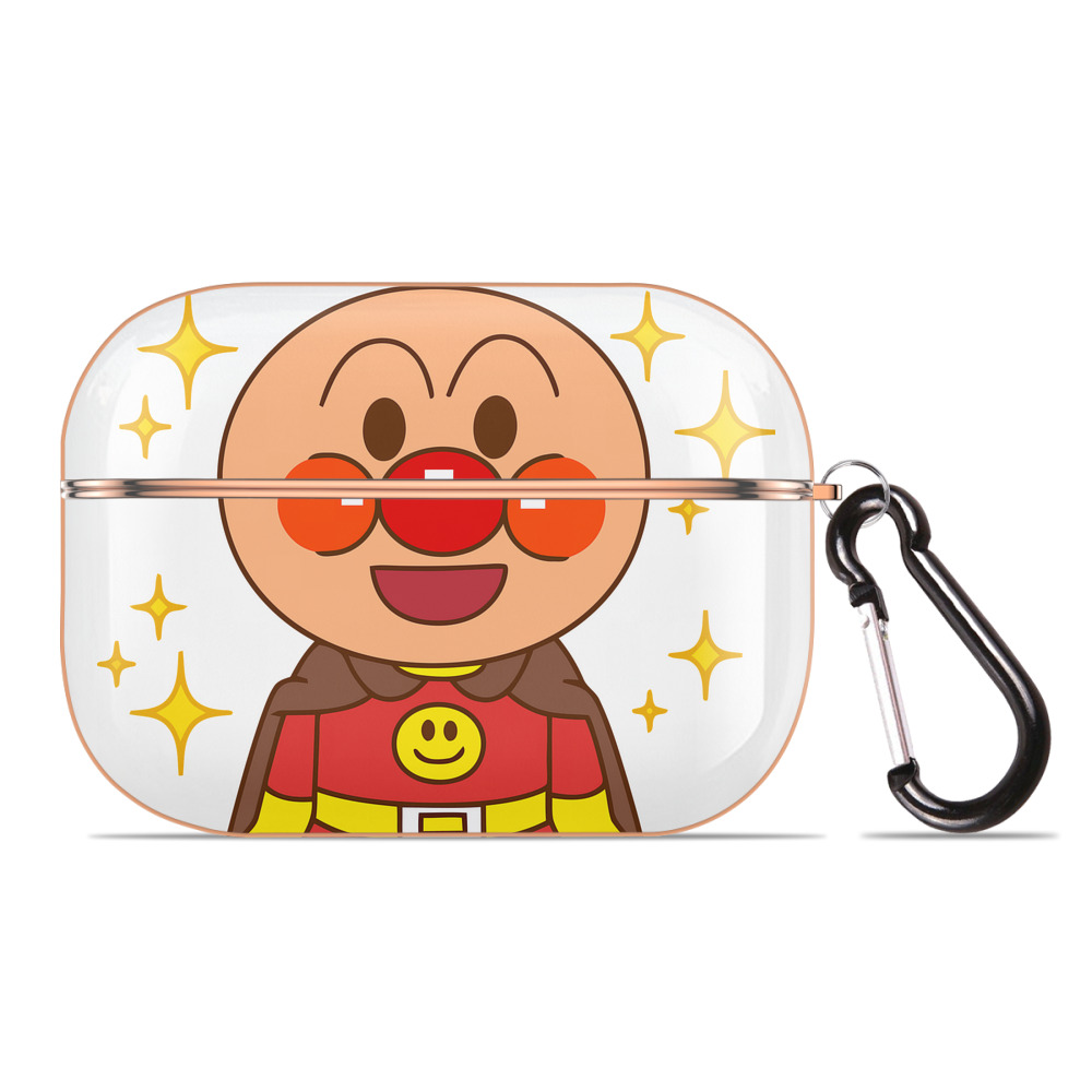 （画像用） アンパンマン Anpanman 【AirPods Pro用】ハードシェル保護ケース｜耐衝撃・防指紋・カラビナ付き商品仕様