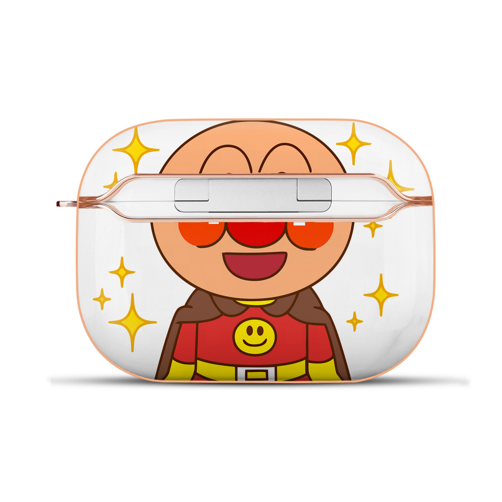 （画像用） アンパンマン Anpanman 【AirPods Pro用】ハードシェル保護ケース｜耐衝撃・防指紋・カラビナ付き商品仕様
