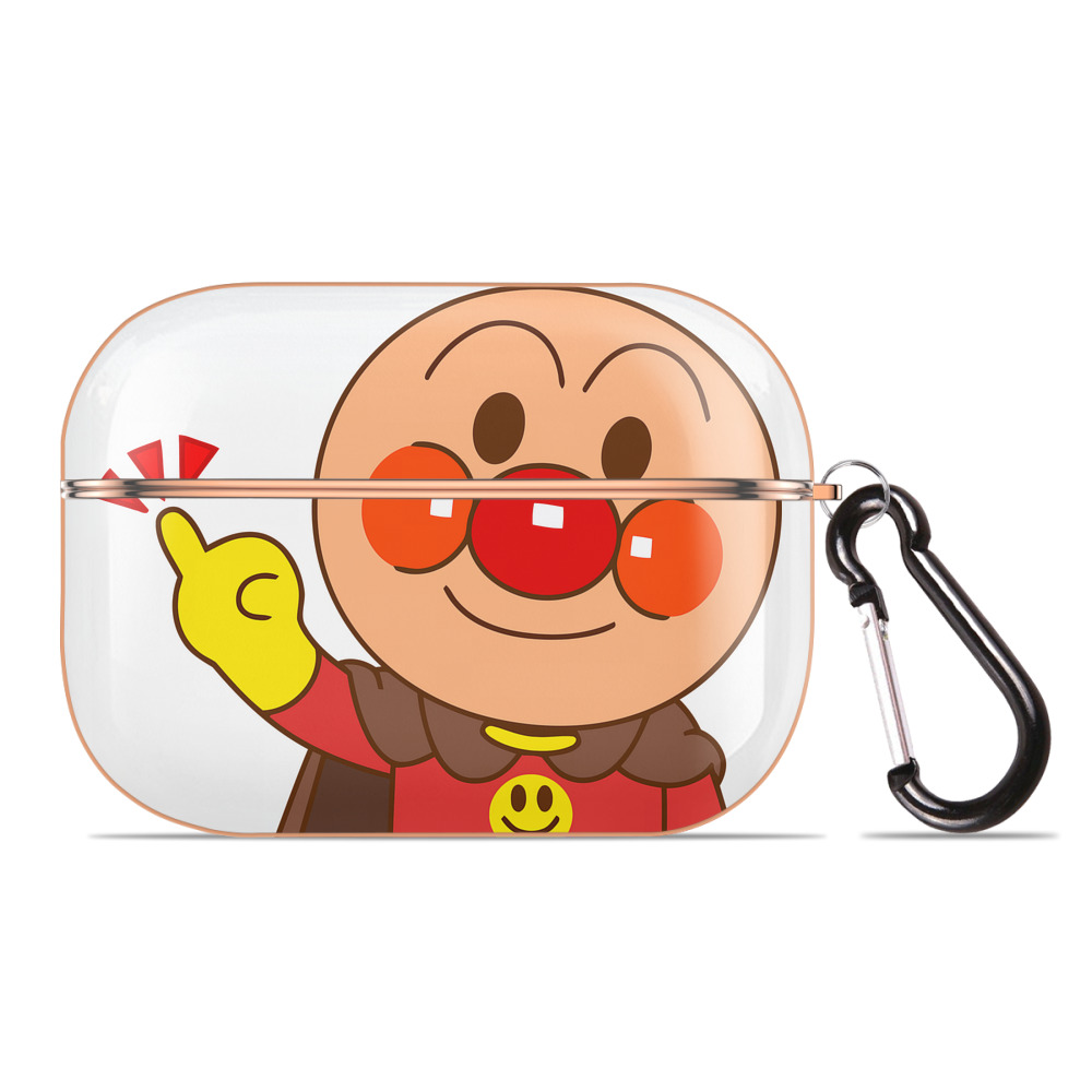 （画像用） アンパンマン Anpanman 【AirPods Pro用】ハードシェル保護ケース｜耐衝撃・防指紋・カラビナ付き商品仕様