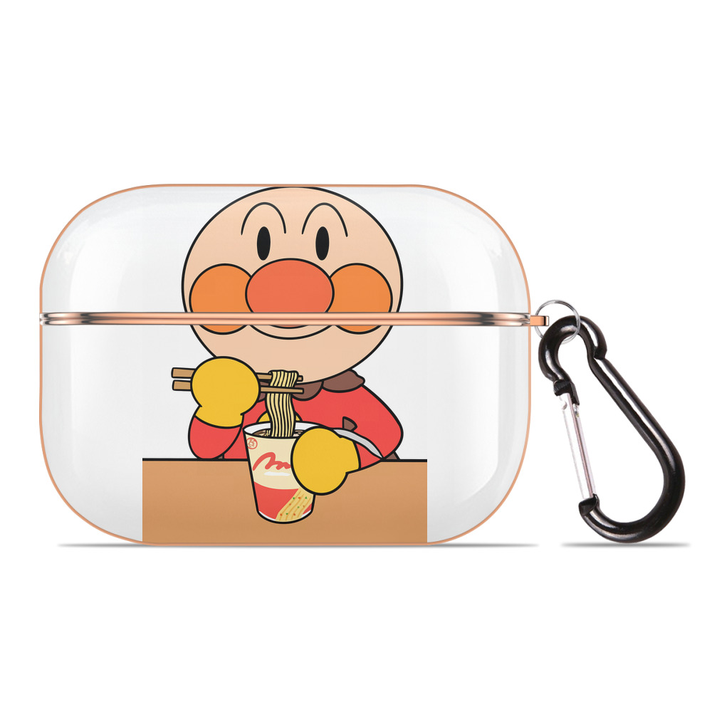 （画像用） アンパンマン Anpanman 【AirPods Pro用】ハードシェル保護ケース｜耐衝撃・防指紋・カラビナ付き商品仕様