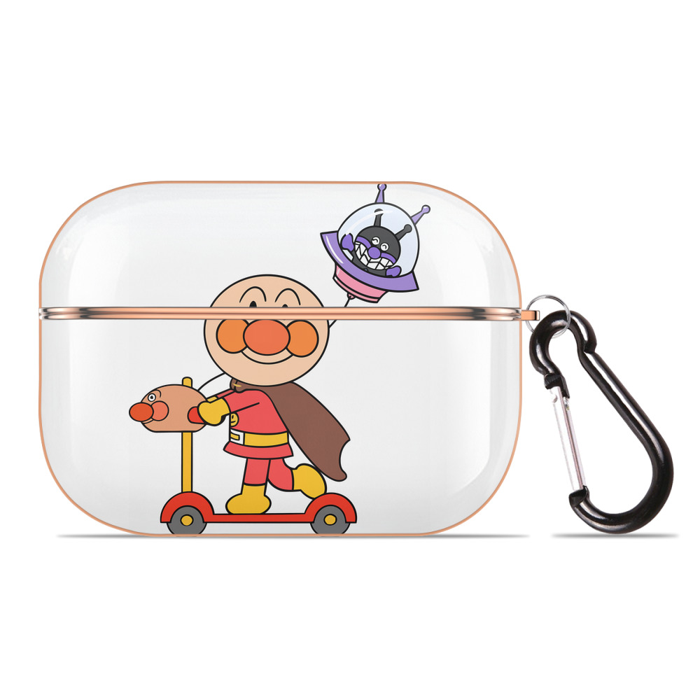 （画像用） アンパンマン Anpanman 【AirPods Pro用】ハードシェル保護ケース｜耐衝撃・防指紋・カラビナ付き商品仕様