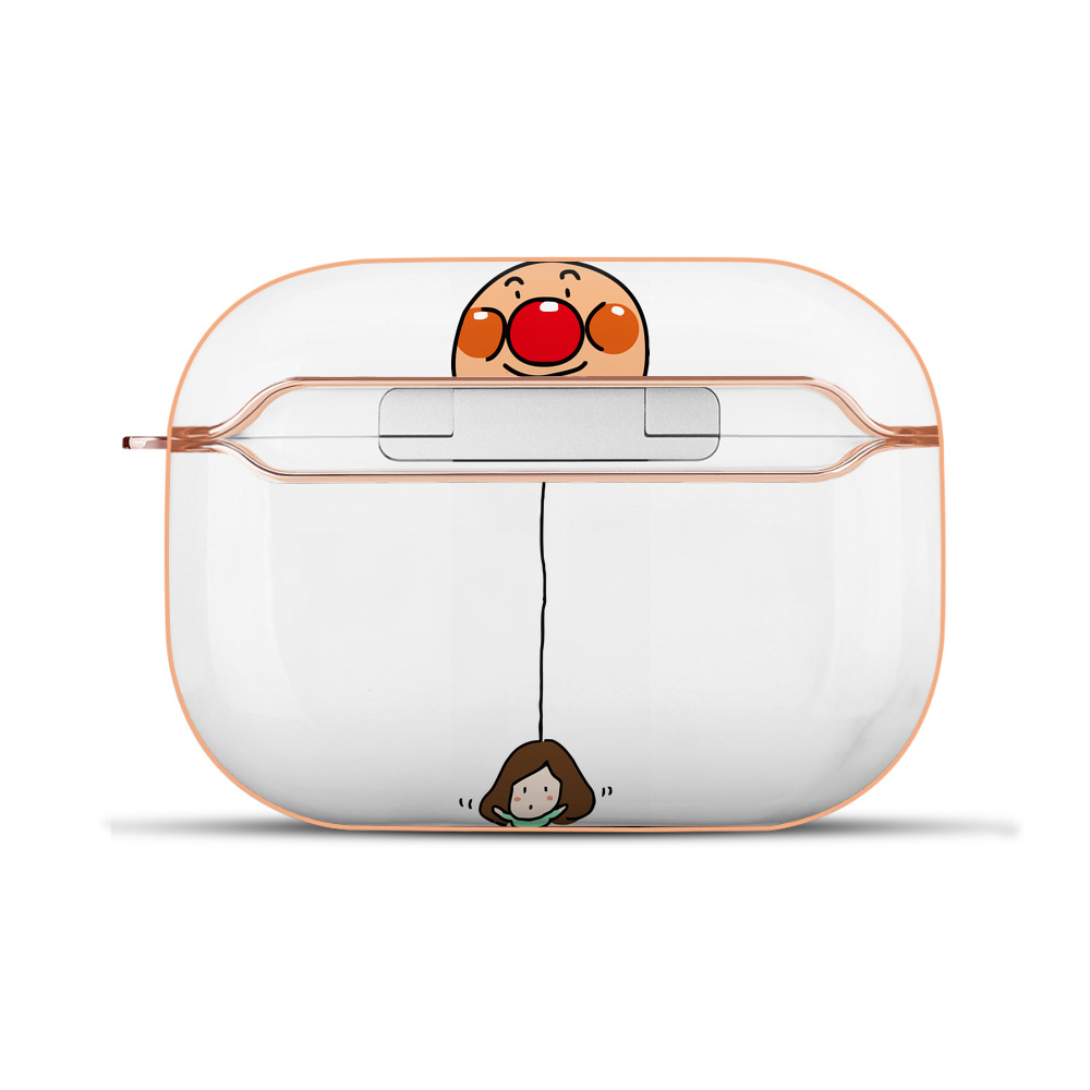 （画像用） アンパンマン Anpanman 【AirPods Pro用】ハードシェル保護ケース｜耐衝撃・防指紋・カラビナ付き商品仕様