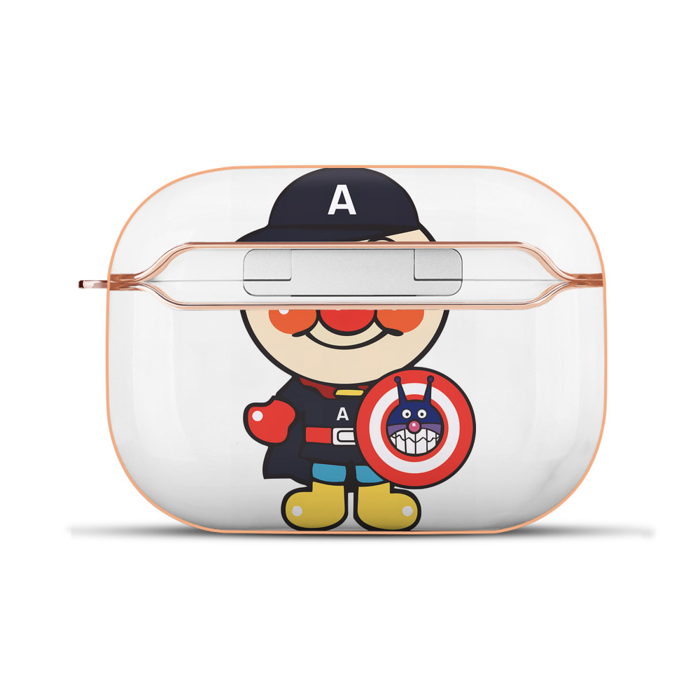 （画像用） アンパンマン Anpanman 【AirPods Pro用】ハードシェル保護ケース｜耐衝撃・防指紋・カラビナ付き商品仕様