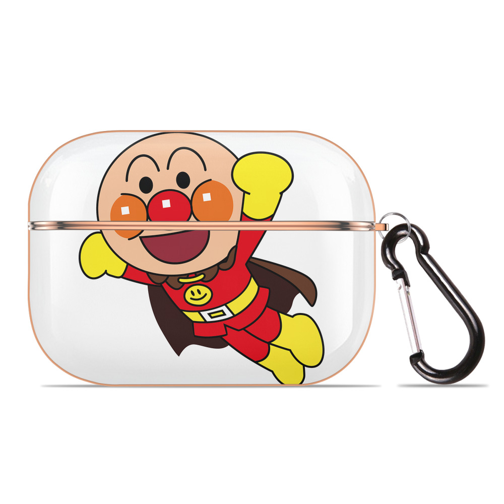 （画像用） アンパンマン Anpanman 【AirPods Pro用】ハードシェル保護ケース｜耐衝撃・防指紋・カラビナ付き商品仕様