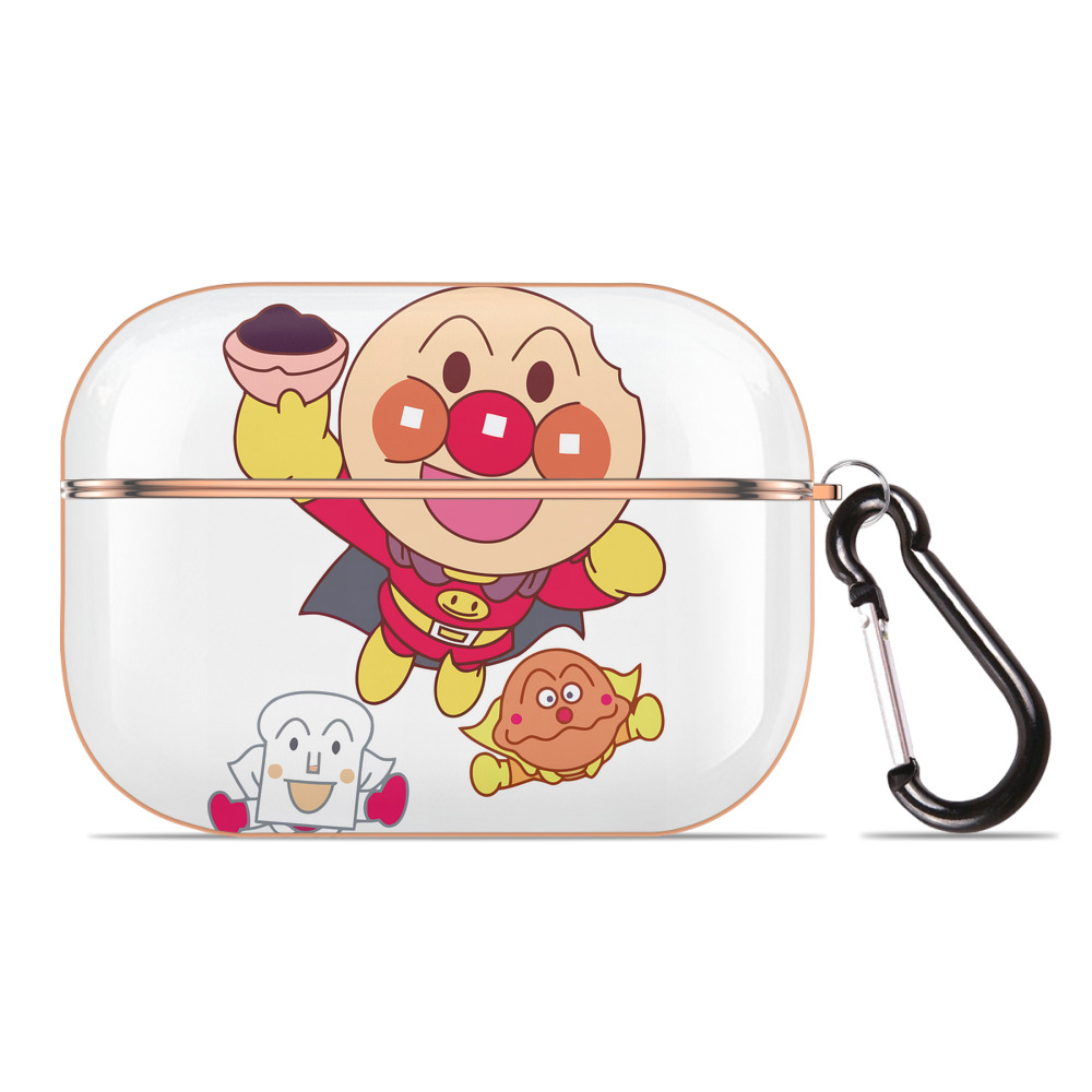 （画像用） アンパンマン Anpanman 【AirPods Pro用】ハードシェル保護ケース｜耐衝撃・防指紋・カラビナ付き商品仕様
