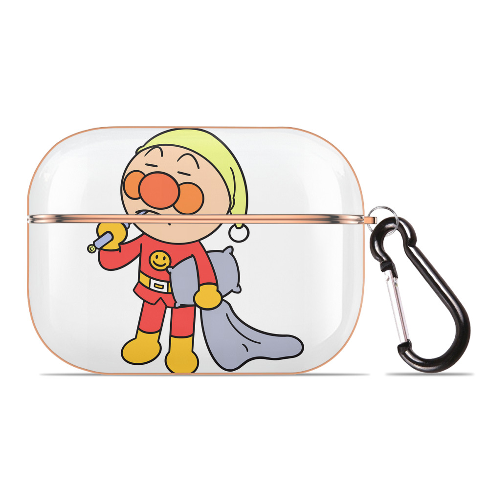 （画像用） アンパンマン Anpanman 【AirPods Pro用】ハードシェル保護ケース｜耐衝撃・防指紋・カラビナ付き商品仕様