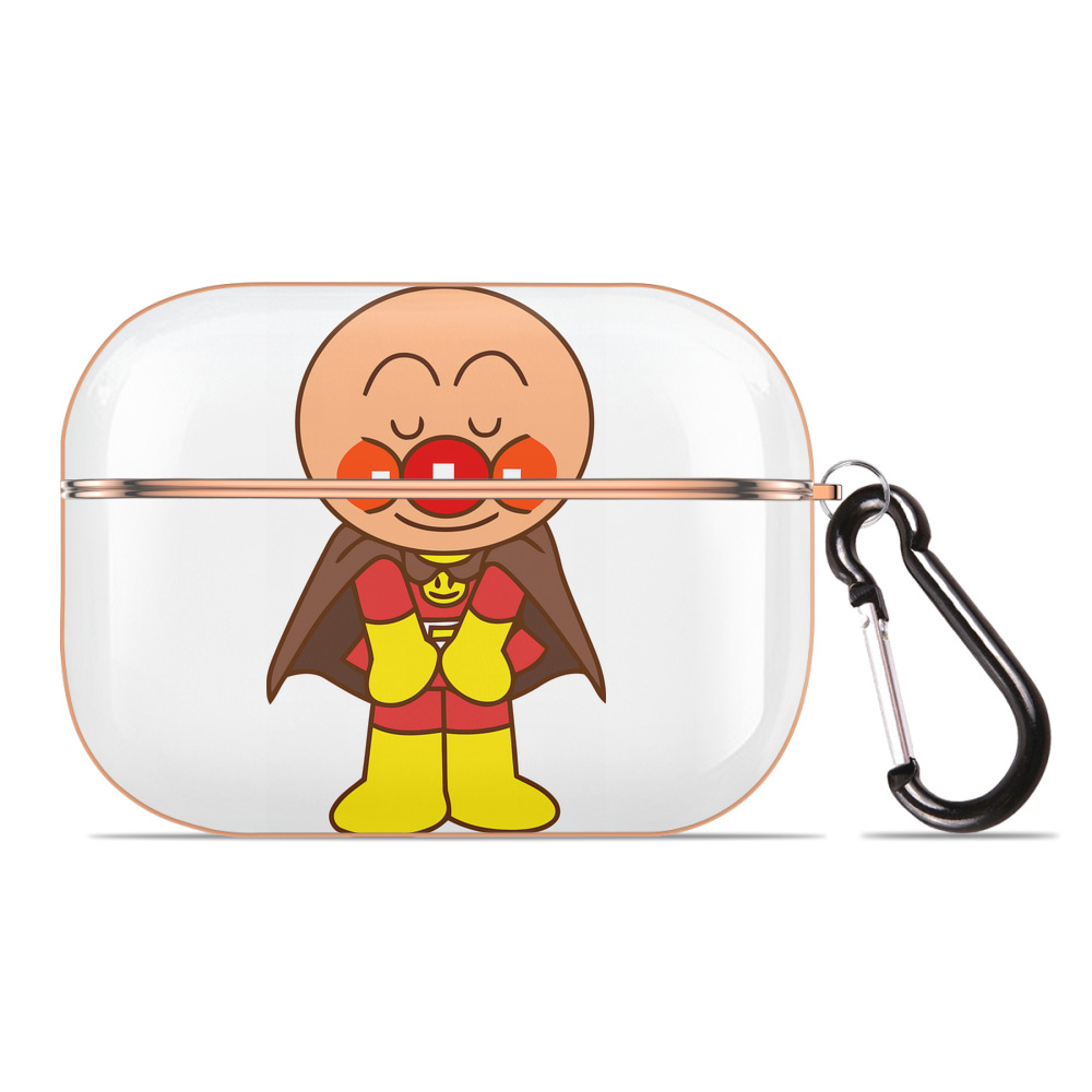 （画像用） アンパンマン Anpanman 【AirPods Pro用】ハードシェル保護ケース｜耐衝撃・防指紋・カラビナ付き商品仕様