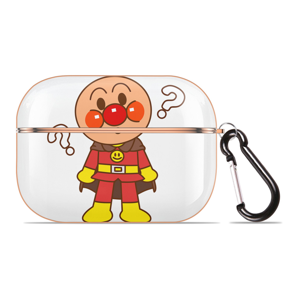 （画像用） アンパンマン Anpanman 【AirPods Pro用】ハードシェル保護ケース｜耐衝撃・防指紋・カラビナ付き商品仕様