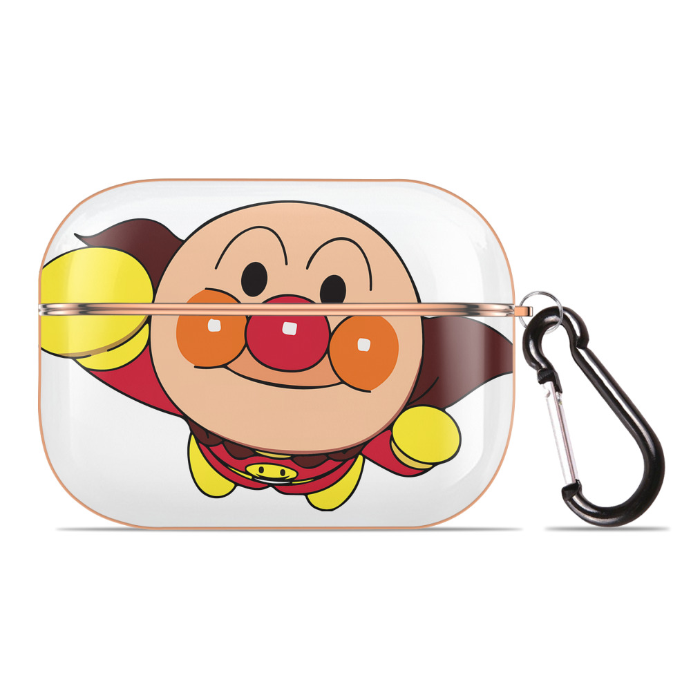 （画像用） アンパンマン Anpanman 【AirPods Pro用】ハードシェル保護ケース｜耐衝撃・防指紋・カラビナ付き商品仕様