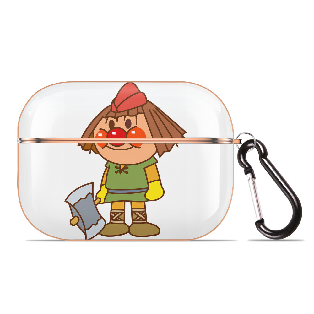 （画像用） アンパンマン Anpanman 【AirPods Pro用】ハードシェル保護ケース｜耐衝撃・防指紋・カラビナ付き商品仕様