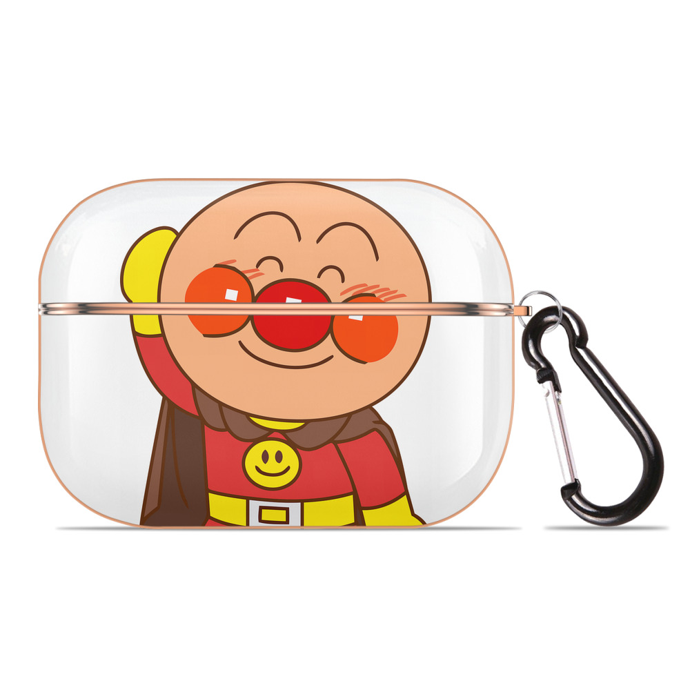 （画像用） アンパンマン Anpanman 【AirPods Pro用】ハードシェル保護ケース｜耐衝撃・防指紋・カラビナ付き商品仕様
