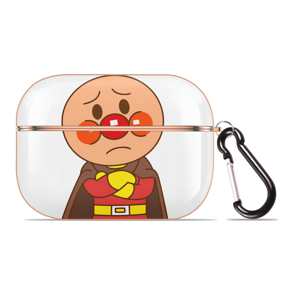 （画像用） アンパンマン Anpanman 【AirPods Pro用】ハードシェル保護ケース｜耐衝撃・防指紋・カラビナ付き商品仕様