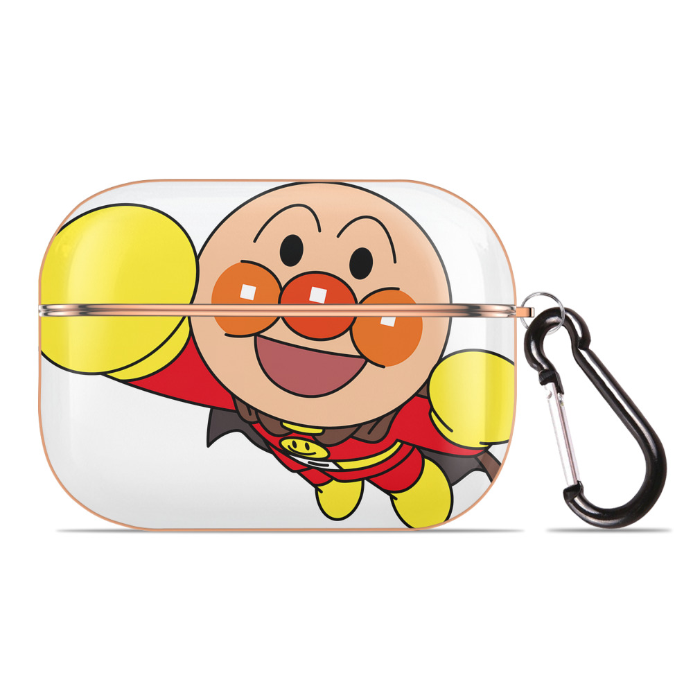 （画像用） アンパンマン Anpanman 【AirPods Pro用】ハードシェル保護ケース｜耐衝撃・防指紋・カラビナ付き商品仕様