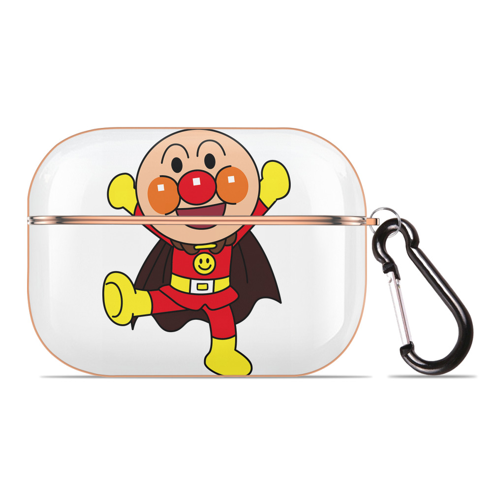 （画像用） アンパンマン Anpanman 【AirPods Pro用】ハードシェル保護ケース｜耐衝撃・防指紋・カラビナ付き商品仕様