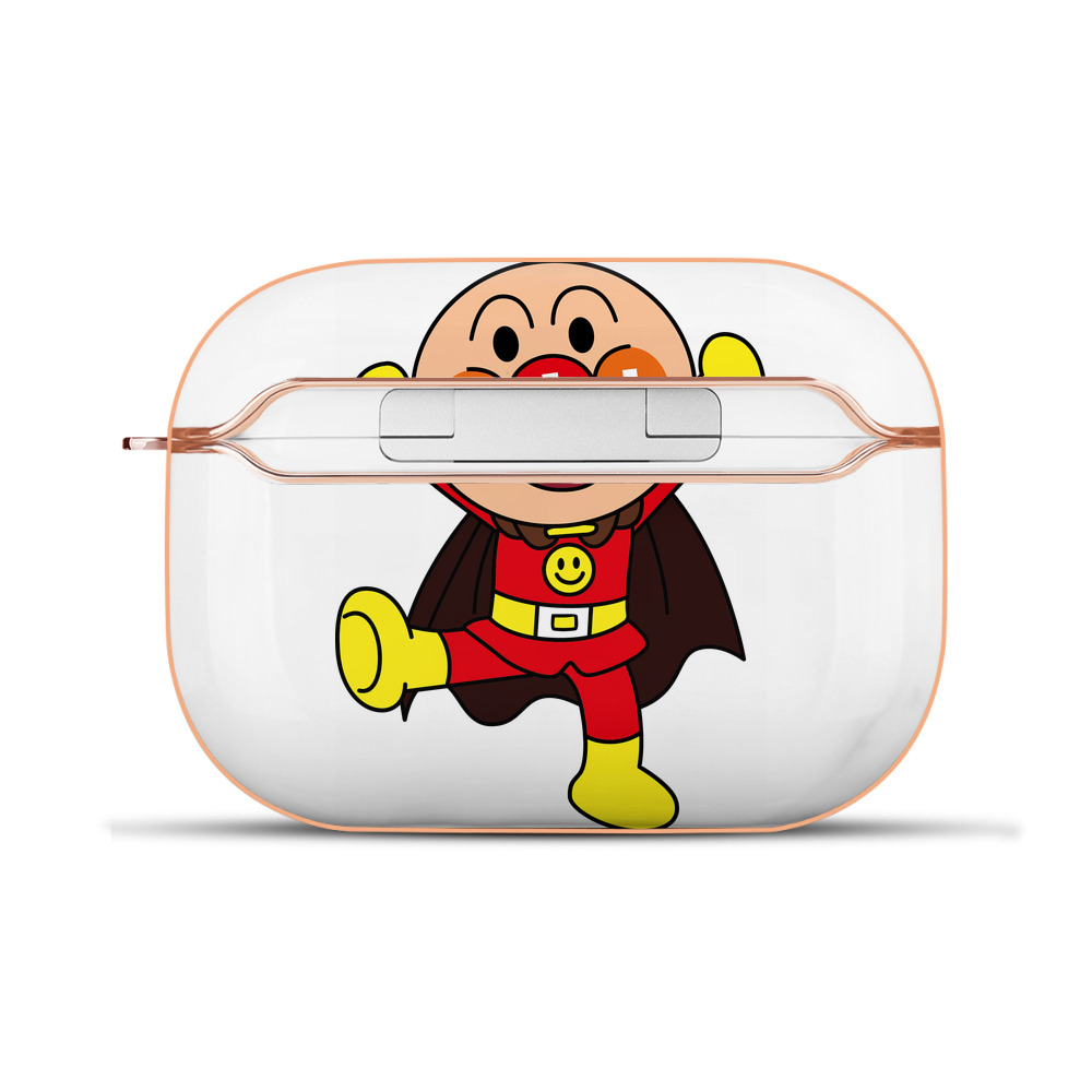 （画像用） アンパンマン Anpanman 【AirPods Pro用】ハードシェル保護ケース｜耐衝撃・防指紋・カラビナ付き商品仕様