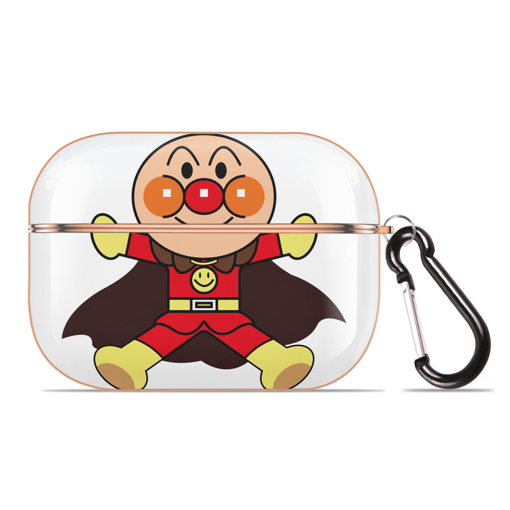 （画像用） アンパンマン Anpanman 【AirPods Pro用】ハードシェル保護ケース｜耐衝撃・防指紋・カラビナ付き商品仕様