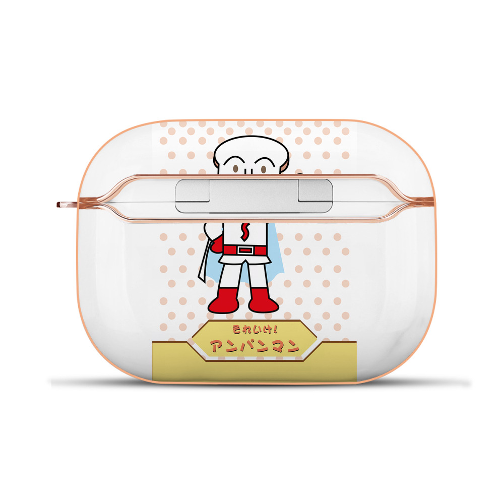 （画像用） アンパンマン Anpanman 【AirPods Pro用】ハードシェル保護ケース｜耐衝撃・防指紋・カラビナ付き商品仕様