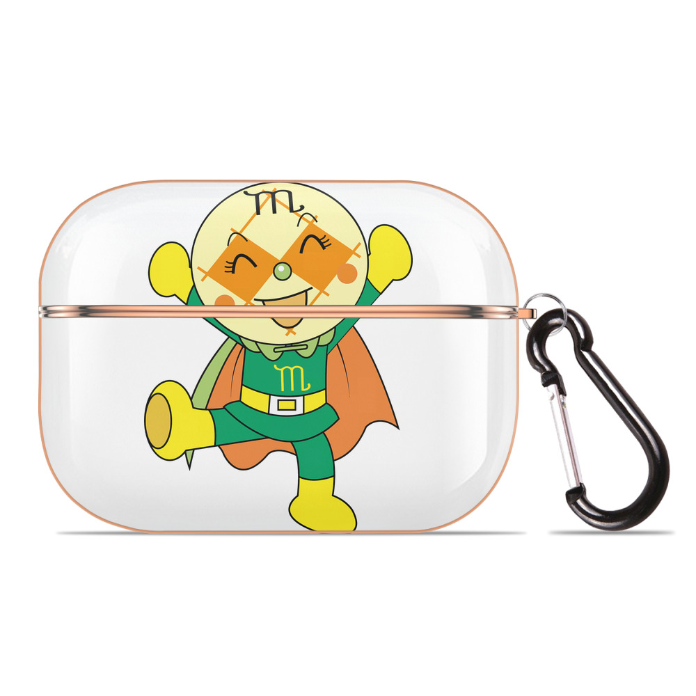 （画像用） アンパンマン Anpanman 【AirPods Pro用】ハードシェル保護ケース｜耐衝撃・防指紋・カラビナ付き商品仕様
