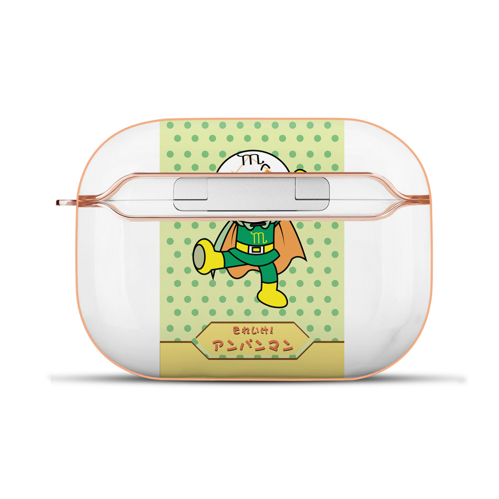 （画像用） アンパンマン Anpanman 【AirPods Pro用】ハードシェル保護ケース｜耐衝撃・防指紋・カラビナ付き商品仕様